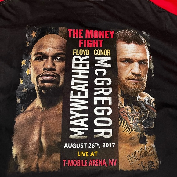 UFC Black McGregor vs Mayweather Tee, Men’s size XL - Picture 10 of 10